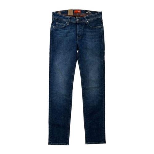 Slim-fit Denim Jeans Roy Roger's , Blue , Heren