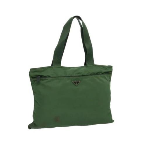 Pre-owned Nylon prada-bags Prada Vintage , Green , Dames