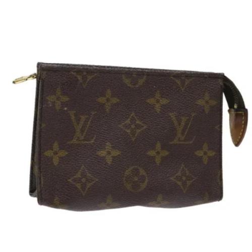 Pre-owned Canvas pouches Louis Vuitton Vintage , Brown , Dames