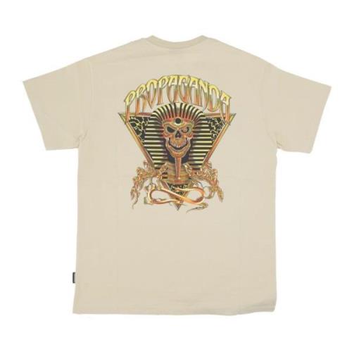 Triangle Pharao Tee Gravel T-Shirt Propaganda , Beige , Heren