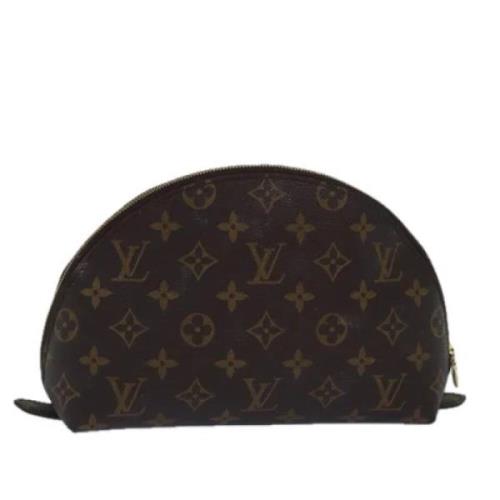 Pre-owned Canvas pouches Louis Vuitton Vintage , Brown , Dames