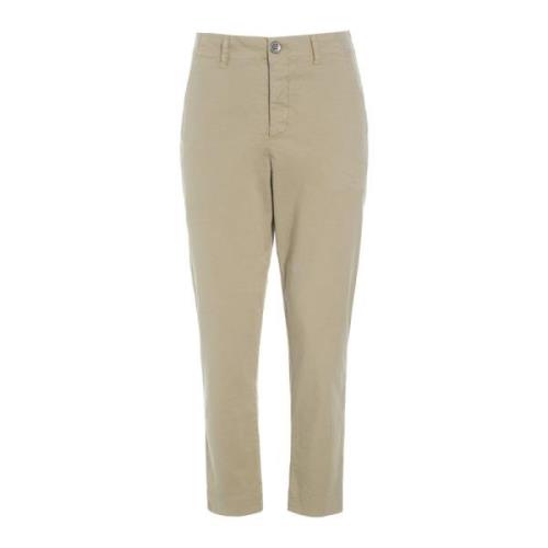 Klassieke Slim Fit Broek Desert Bitte Kai Rand , Beige , Dames