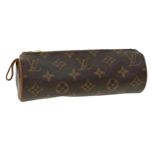 Pre-owned Canvas pouches Louis Vuitton Vintage , Brown , Dames