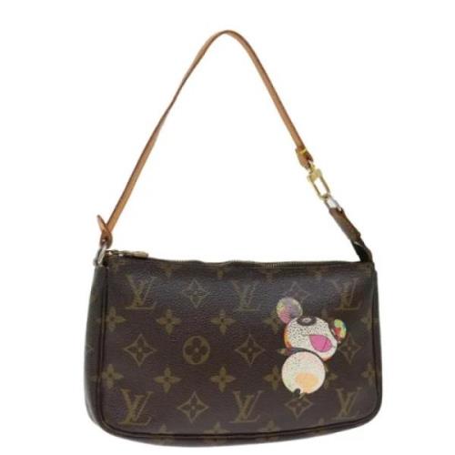 Pre-owned Canvas louis-vuitton-bags Louis Vuitton Vintage , Brown , Da...