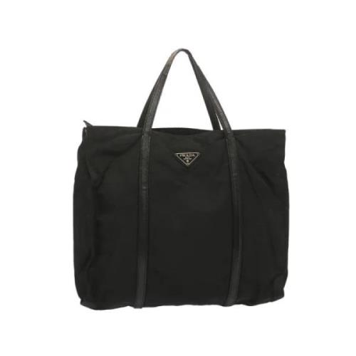 Pre-owned Nylon handbags Prada Vintage , Black , Dames