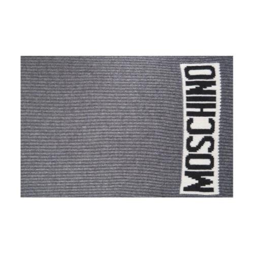 Grijze Sjaal Aw24 Dames Accessoires Moschino , Gray , Dames