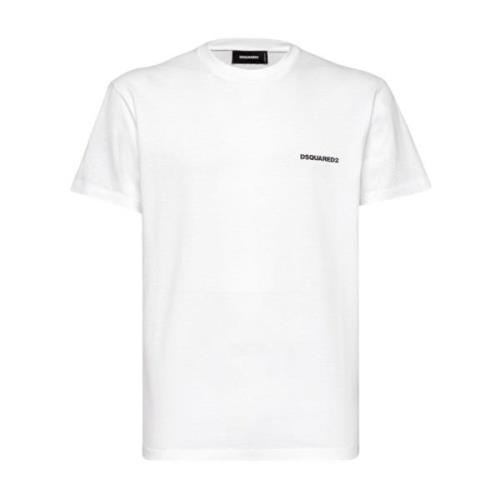 Witte T-shirts & Poloshirts voor Mannen Dsquared2 , White , Heren