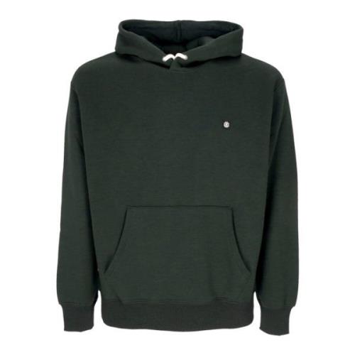 Donkergroene hoodie met kangoeroezak Element , Green , Heren