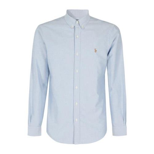 Slim Oxford Overhemd Ralph Lauren , Blue , Heren