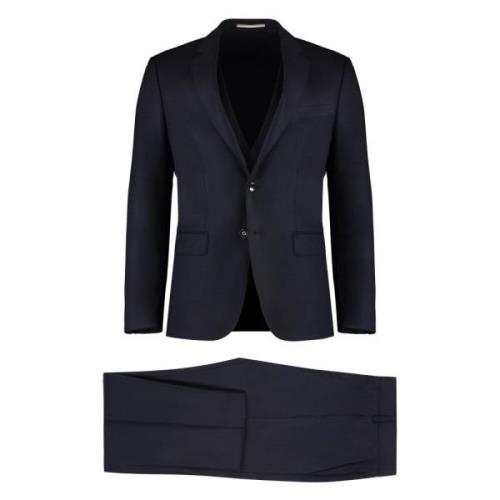 Slim Fit Wollen Pak Set Hugo Boss , Blue , Heren