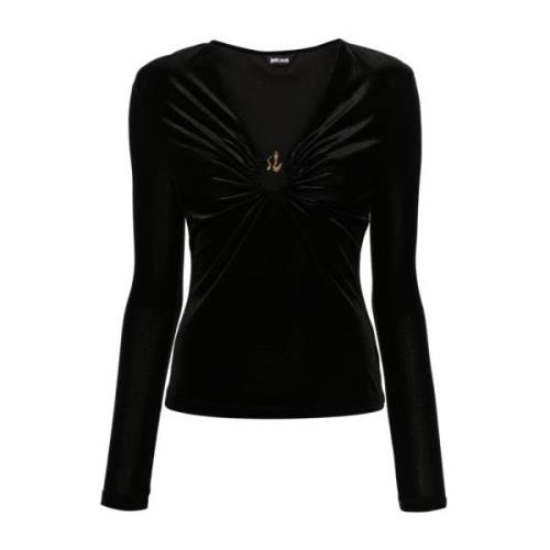 Zwarte Top ***cv Just Cavalli , Black , Dames