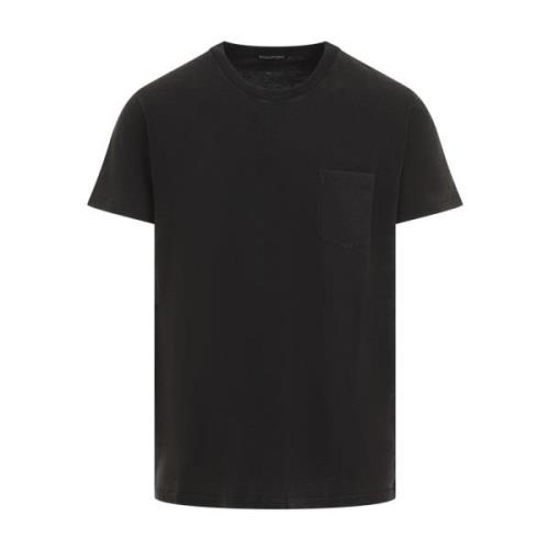 Klassiek Grijs T-shirt voor Mannen Tom Ford , Black , Heren