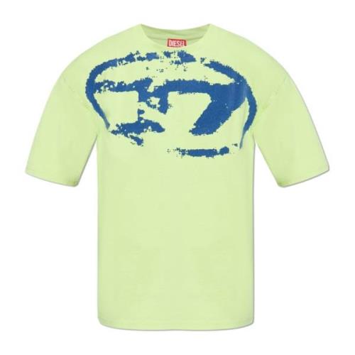 T-shirt T-Boxt-N14 Diesel , Green , Heren