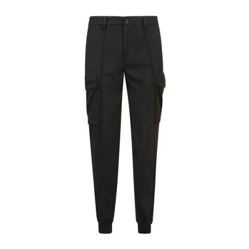 Zwarte Broek voor Mannen Aw24 Diesel , Black , Heren