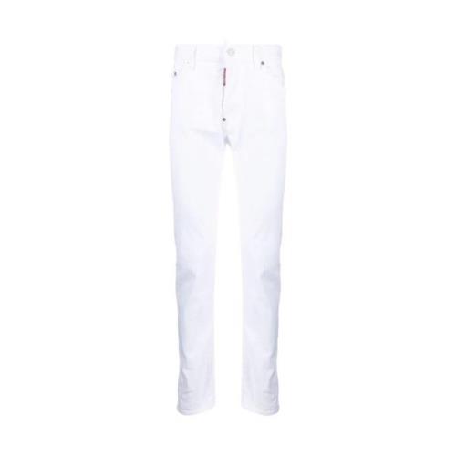 Witte Skinny Jeans Dsquared2 , White , Heren