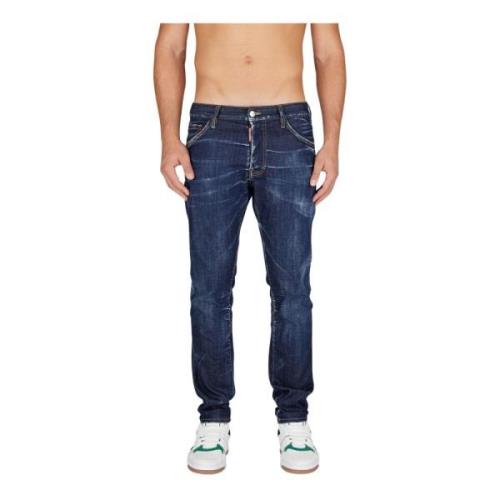 Stijlvolle Broeken voor Mannen Dsquared2 , Blue , Heren