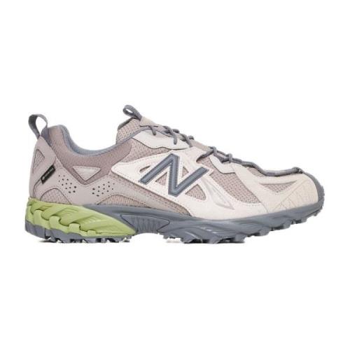 Khaki Leren Sneakers New Balance , Multicolor , Heren