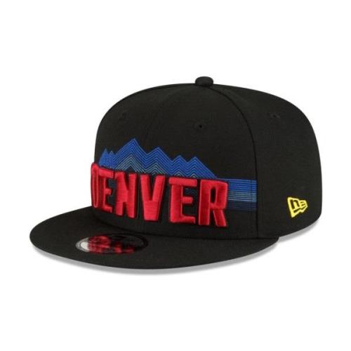 Snapback NBA Pet Zwart Geborduurd New Era , Black , Heren