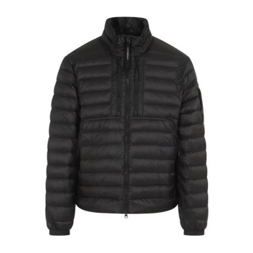 Zwarte Winterjas Stijlvol Mannen C.p. Company , Black , Heren