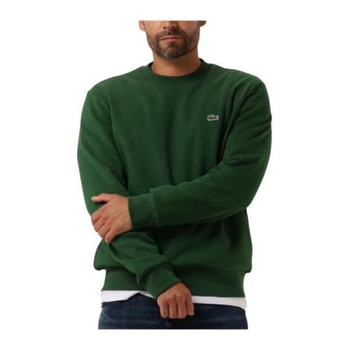 Heren Sweatshirt Groen Trui Lacoste , Green , Heren