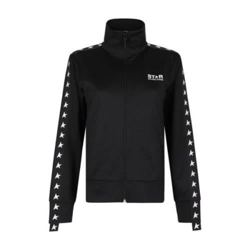 Logo Zipped Tracksuit Jacket Golden Goose , Black , Dames