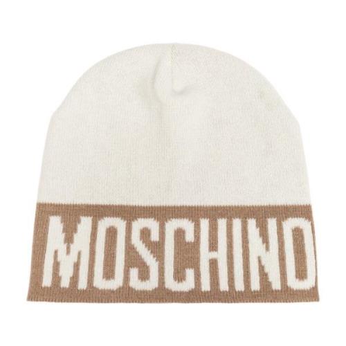 Pet met logo Moschino , Beige , Unisex