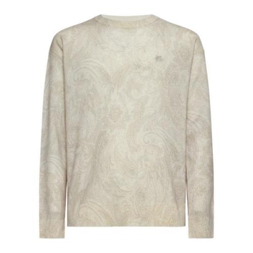 Stijlvolle Sweaters Collectie Etro , Beige , Heren