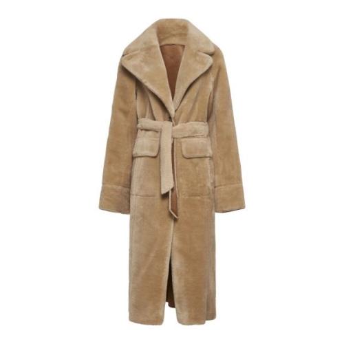 Stijlvolle Jassen Collectie Urbancode , Beige , Dames