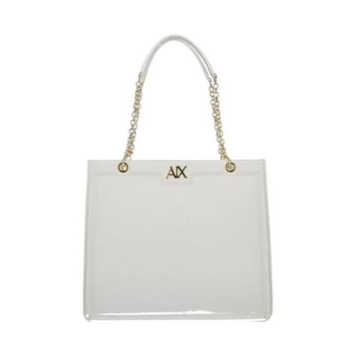 Handtas Armani Exchange , White , Dames