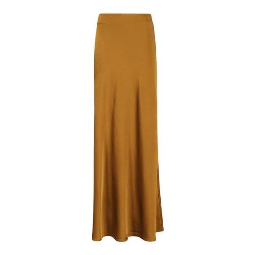 Maxi Lengte Rok Essentiel Antwerp , Orange , Dames