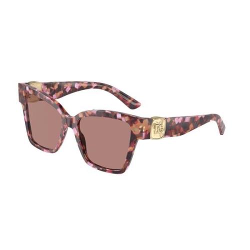 Mode Zonnebril in Roze en Bruin Dolce & Gabbana , Multicolor , Dames