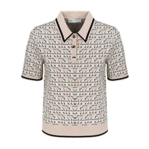 Stijlvolle T-shirts en Polos Tory Burch , Beige , Dames