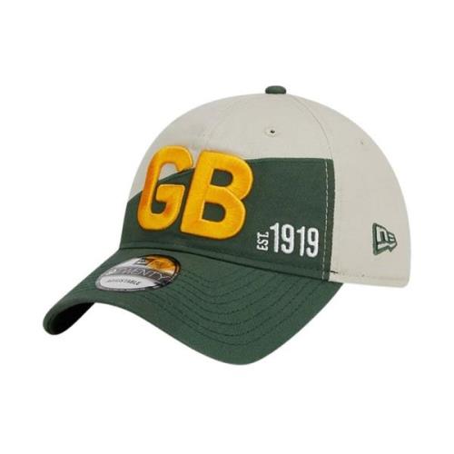 NFL Sideline Pet - Groen Patched Logo New Era , Multicolor , Heren