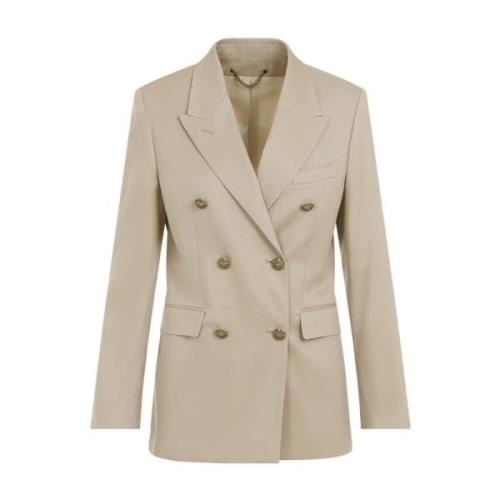 Neutrale Blazer voor Vrouwen Aw24 Golden Goose , Beige , Dames