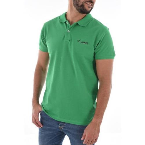 Groen Logo Polo Shirt Cavalli Class , Green , Heren