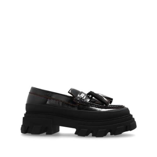 Zwarte Mocassins voor Vrouwen Ganni , Black , Dames