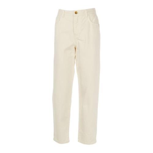 Wijde Pijp Zomerbroek Wit Outlet Patrizia Pepe , White , Dames