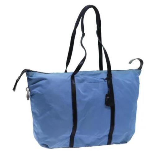 Pre-owned Nylon travel-bags Prada Vintage , Blue , Dames