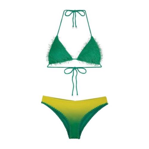 Bikini Triangolo E Slip Coulotte Visionary Dose F**k , Multicolor , Da...