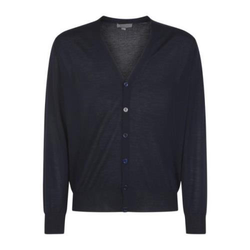 Zwarte Sweaters voor Heren Canali , Black , Heren