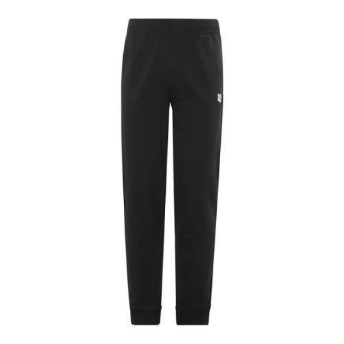 Patch Jog Broek Maison Kitsuné , Black , Heren