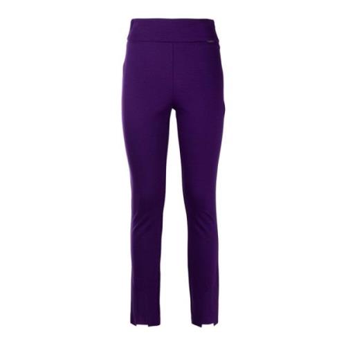 Paarse Skinny Broek Winter Vrouwen Liu Jo , Purple , Dames