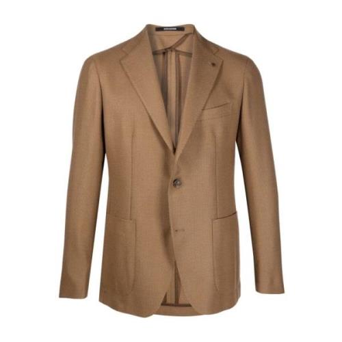 Bruine Aw23 Heren Blazers Tagliatore , Brown , Heren