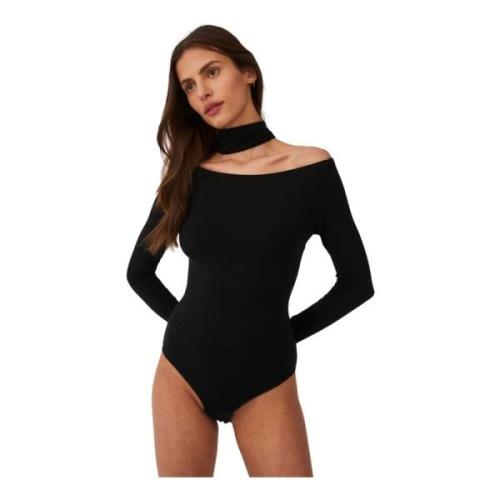 Drunk in Love Bodysuit Black Undress Code , Black , Dames