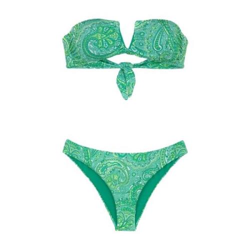 Bandeau-bh en Hipster Brief Set Sunrise F**k , Green , Dames