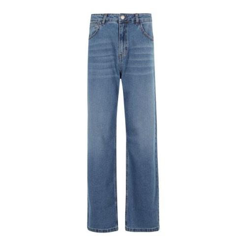 Stijlvolle Denim Jeans met 5 Zakken Federica Tosi , Blue , Dames