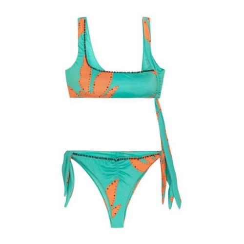 Verstelbare exotische bikinitop en slip Me-Fui , Multicolor , Dames