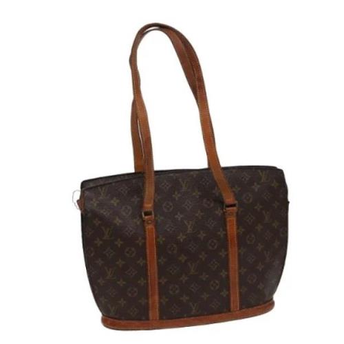 Pre-owned Canvas totes Louis Vuitton Vintage , Brown , Dames