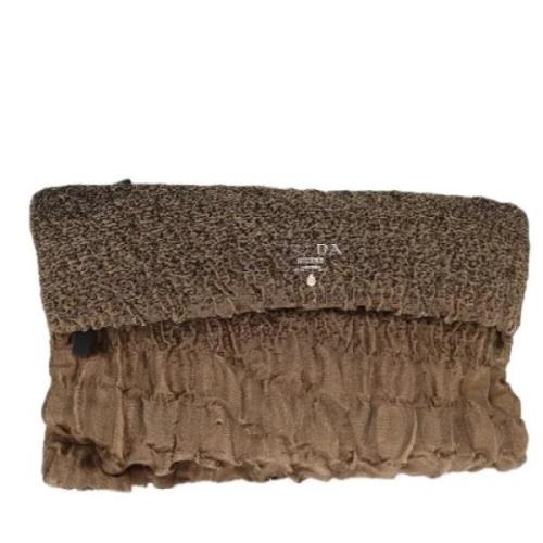 Pre-owned Canvas clutches Prada Vintage , Brown , Dames