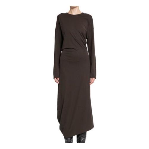 Twisted Jurk in Donker Espresso Lemaire , Brown , Dames